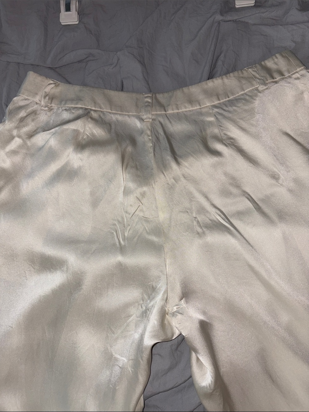Rachel Zoe Silk Trousers Wide-Leg Size 8 EUC - Picture 10 of 13